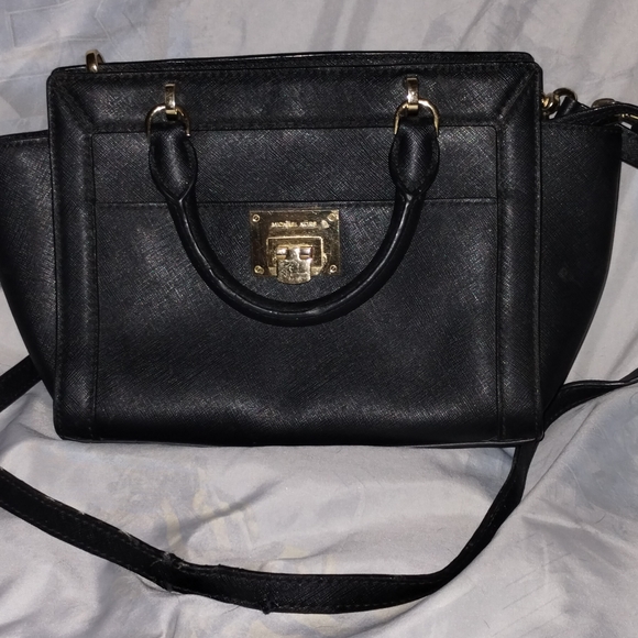 MICHAEL Michael Kors Handbags - MICHAEL Michael Kors Black and Gold Handbag